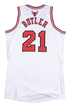 2013-14 Jimmy Butler Game Used Chicago Bulls Home Jersey Worn on December 28, 2013 vs. Dallas Mavericks (NBA/MeiGray)